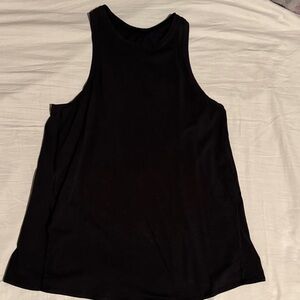 Women's Black Lululemon Open Back Tie Sleeveless Top